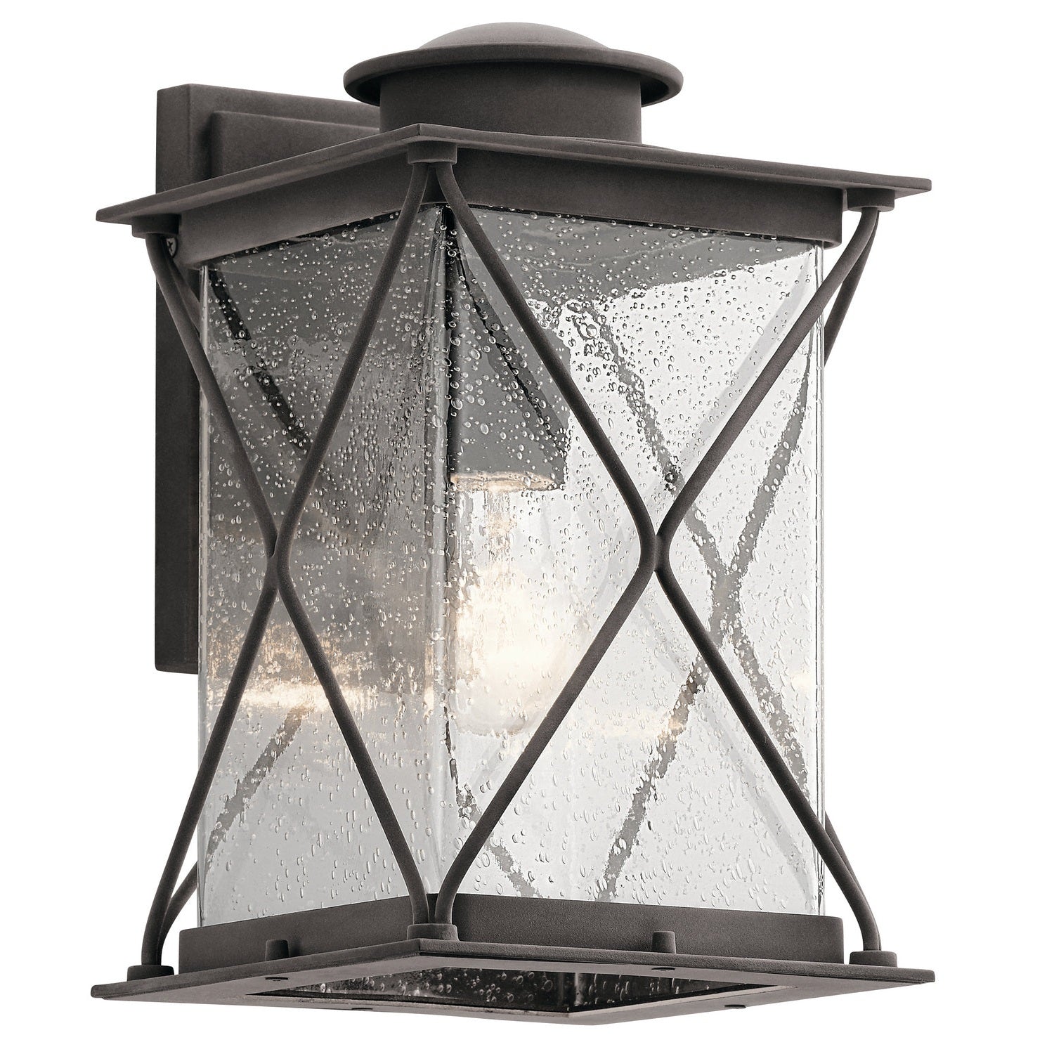 Kichler - 49744WZC - One Light Outdoor Wall Mount - Argyle - Weathered Zinc