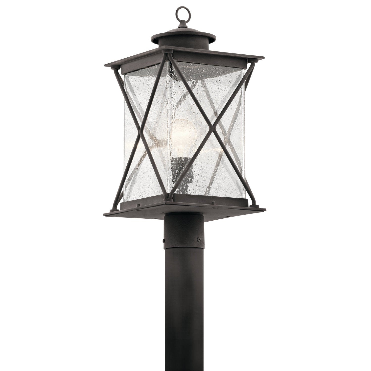 Kichler - 49746WZC - One Light Outdoor Post Mount - Argyle - Weathered Zinc
