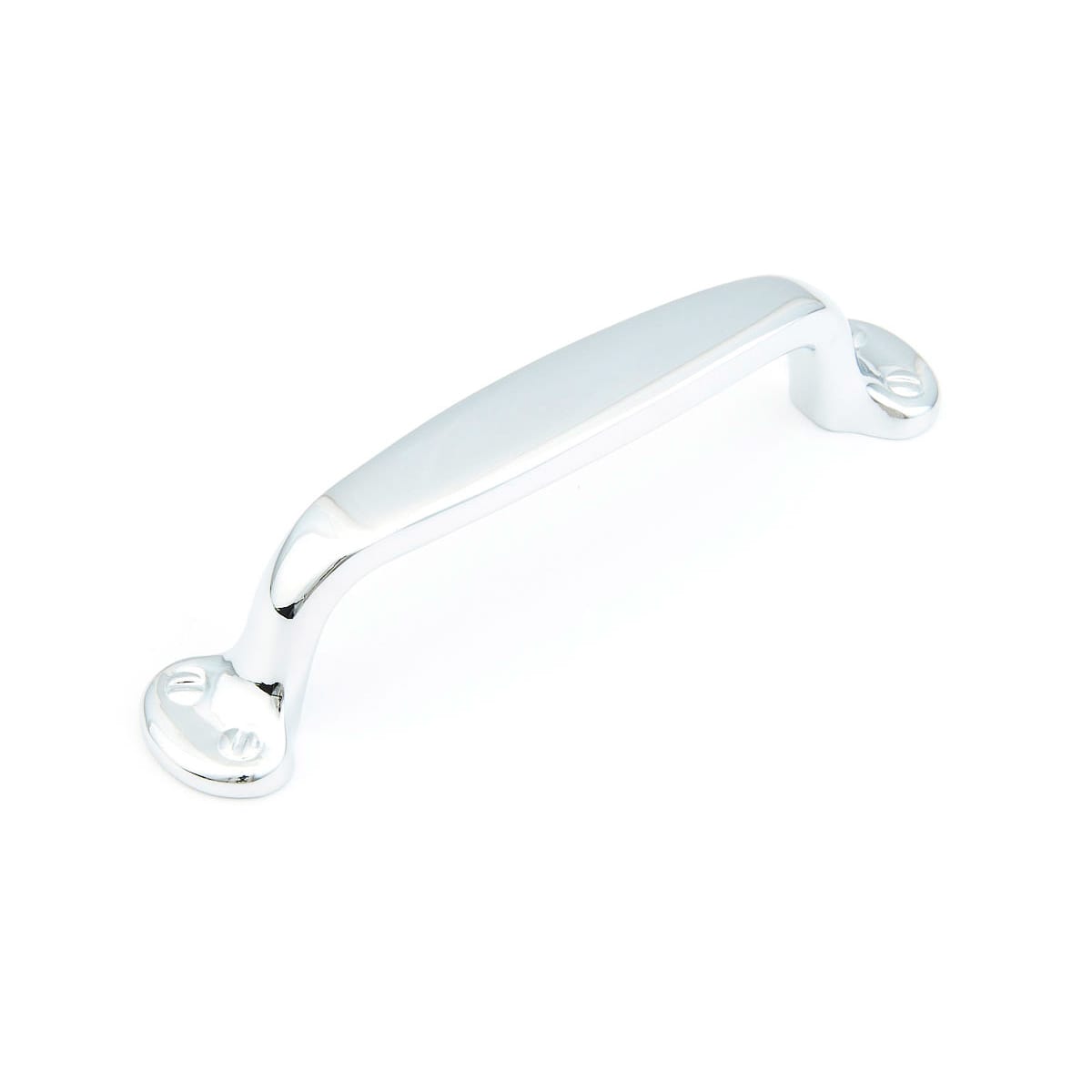 Country 4" Center to Center Solid Brass Traditional Handle Cabinet Pull