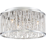 Quoizel - PCCC1614C - Four Light Flush Mount - Crystal Cove - Polished Chrome