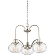 Quoizel - TRG5103BN - Three Light Chandelier - Trilogy - Brushed Nickel