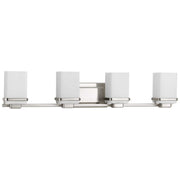 Progress Lighting - P2196-09 - Four Light Bath - Metric - Brushed Nickel