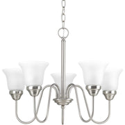 Progress Lighting - P4757-09 - Five Light Chandelier - Classic - Brushed Nickel