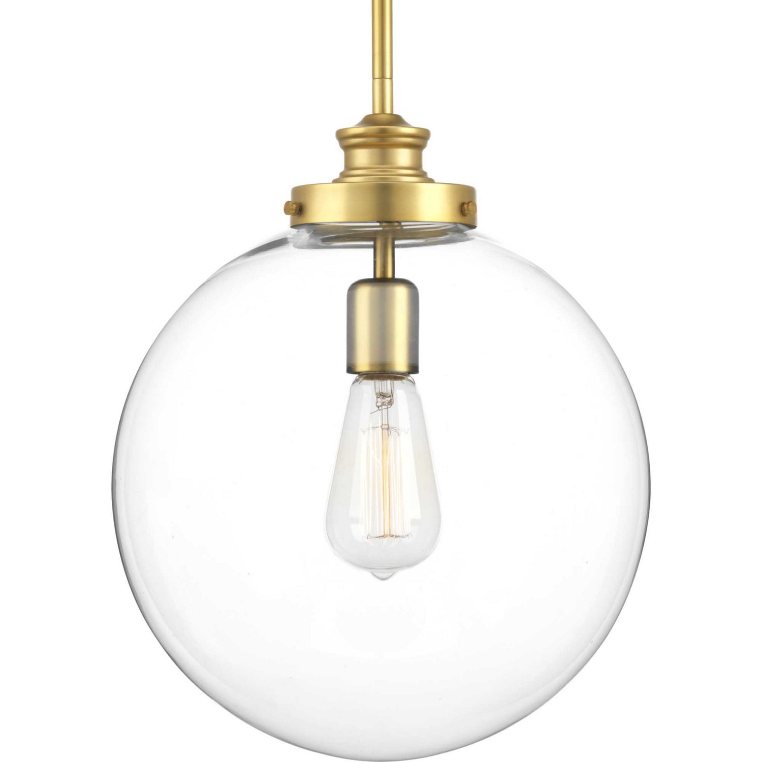 Progress Lighting - P5328-137 - One Light Pendant - Penn - Natural Brass