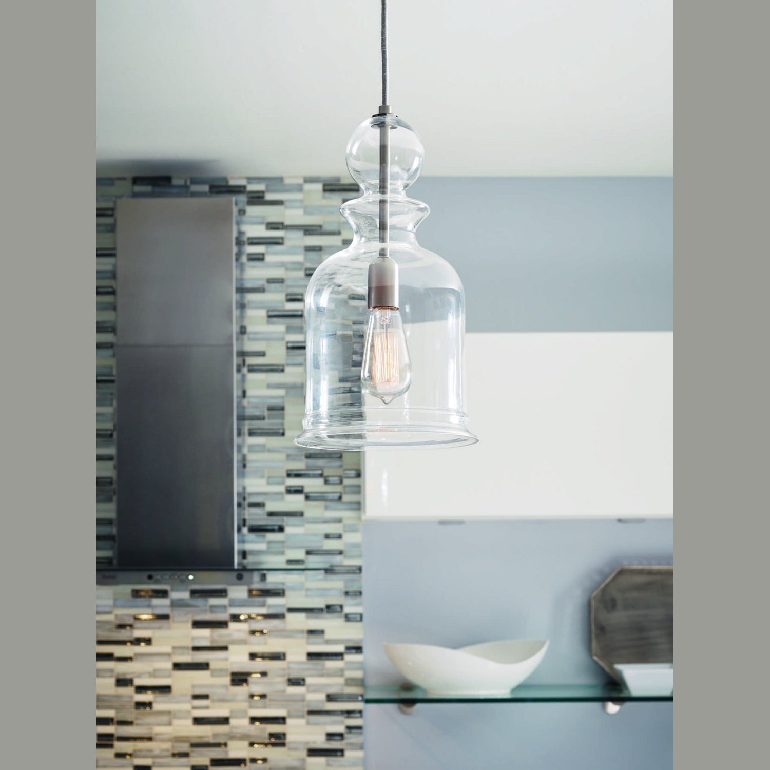 Progress Lighting - P5333-09 - One Light Pendant - Staunton - Brushed Nickel