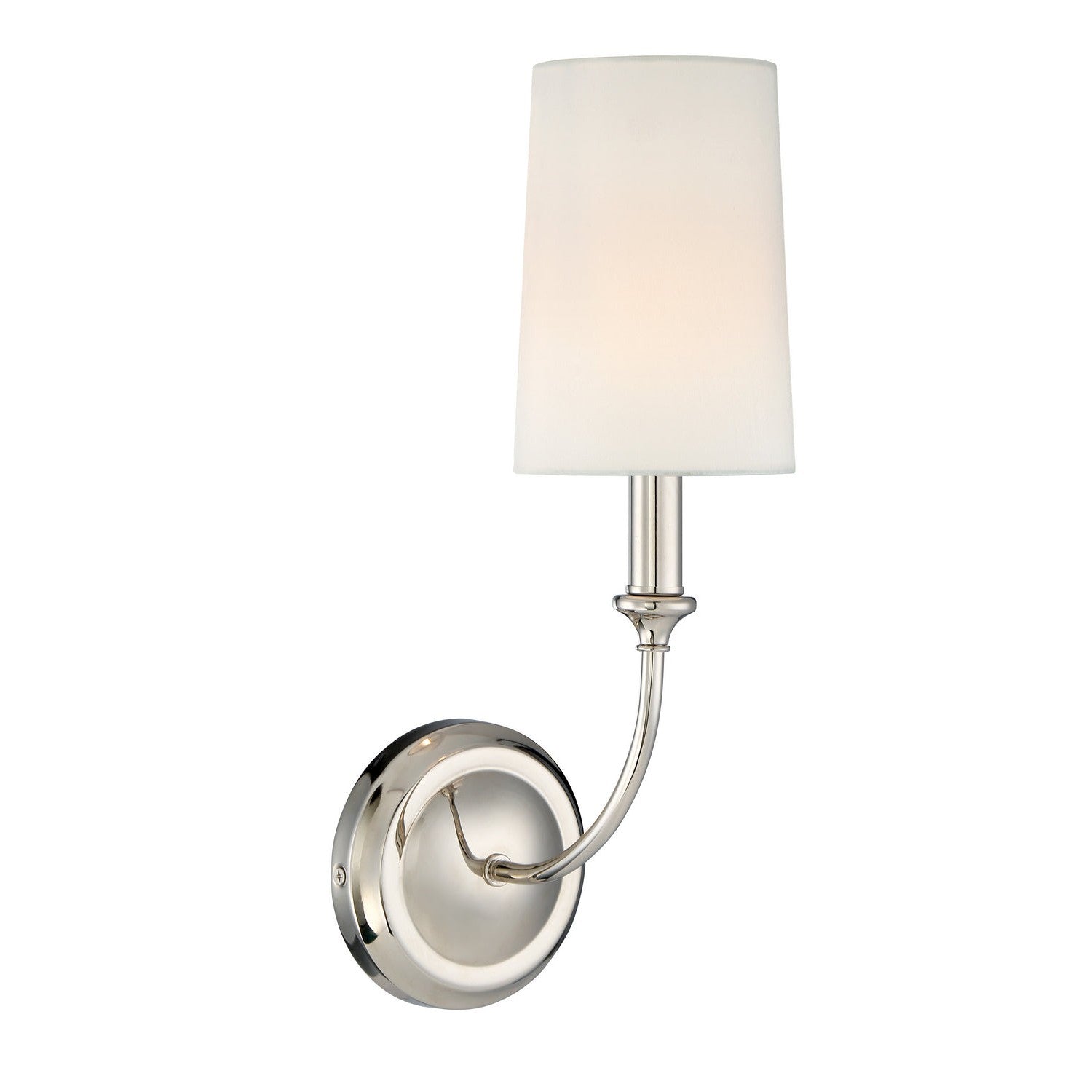 Crystorama - 2241-PN - One Light Wall Sconce - Sylvan - Polished Nickel