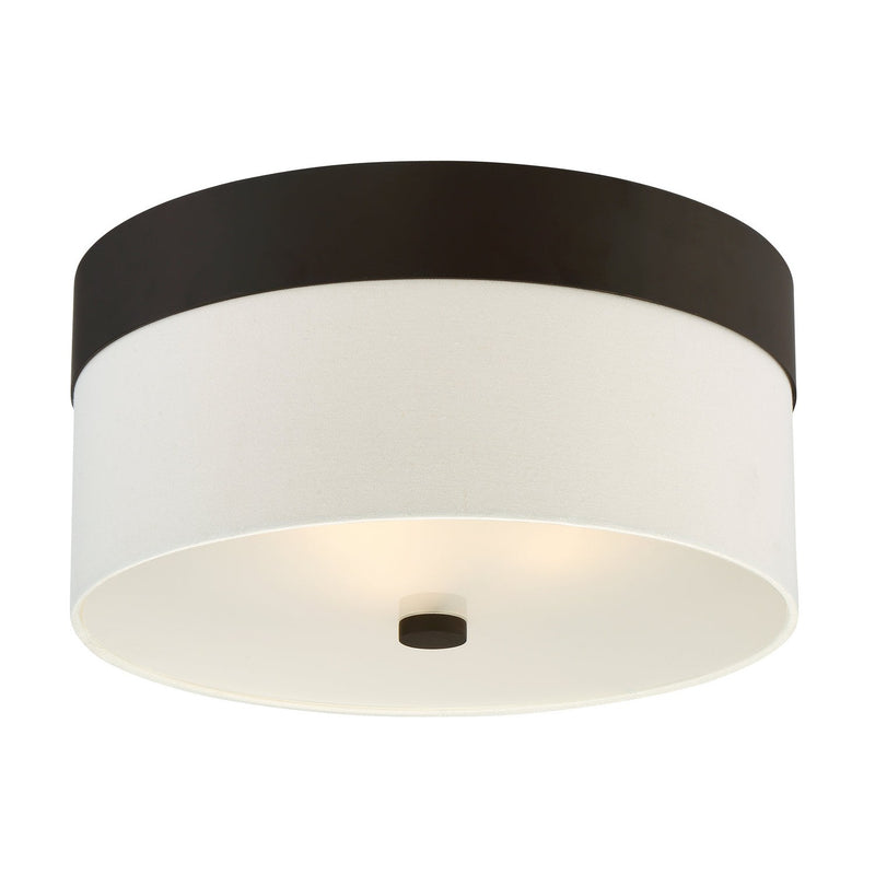 Crystorama - 293-DB - Three Light Flush Mount - Grayson - Dark Bronze
