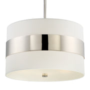 Crystorama - 297-PN - Five Light Chandelier - Grayson - Polished Nickel