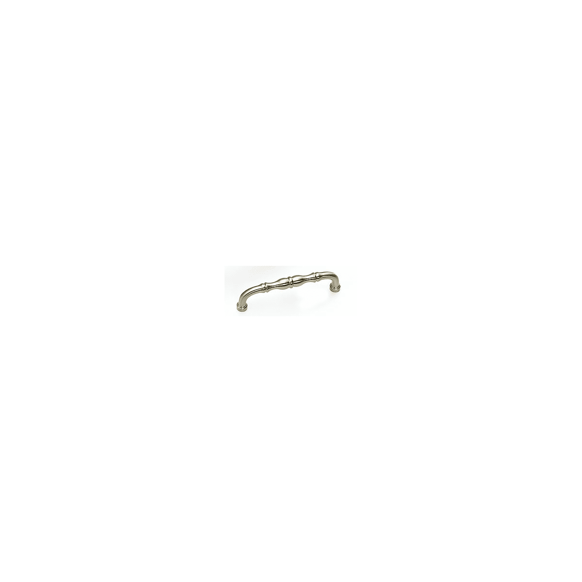 Colonial 4" Center to Center Traditional Knuckled Handle Solid Brass Cabinet Pull