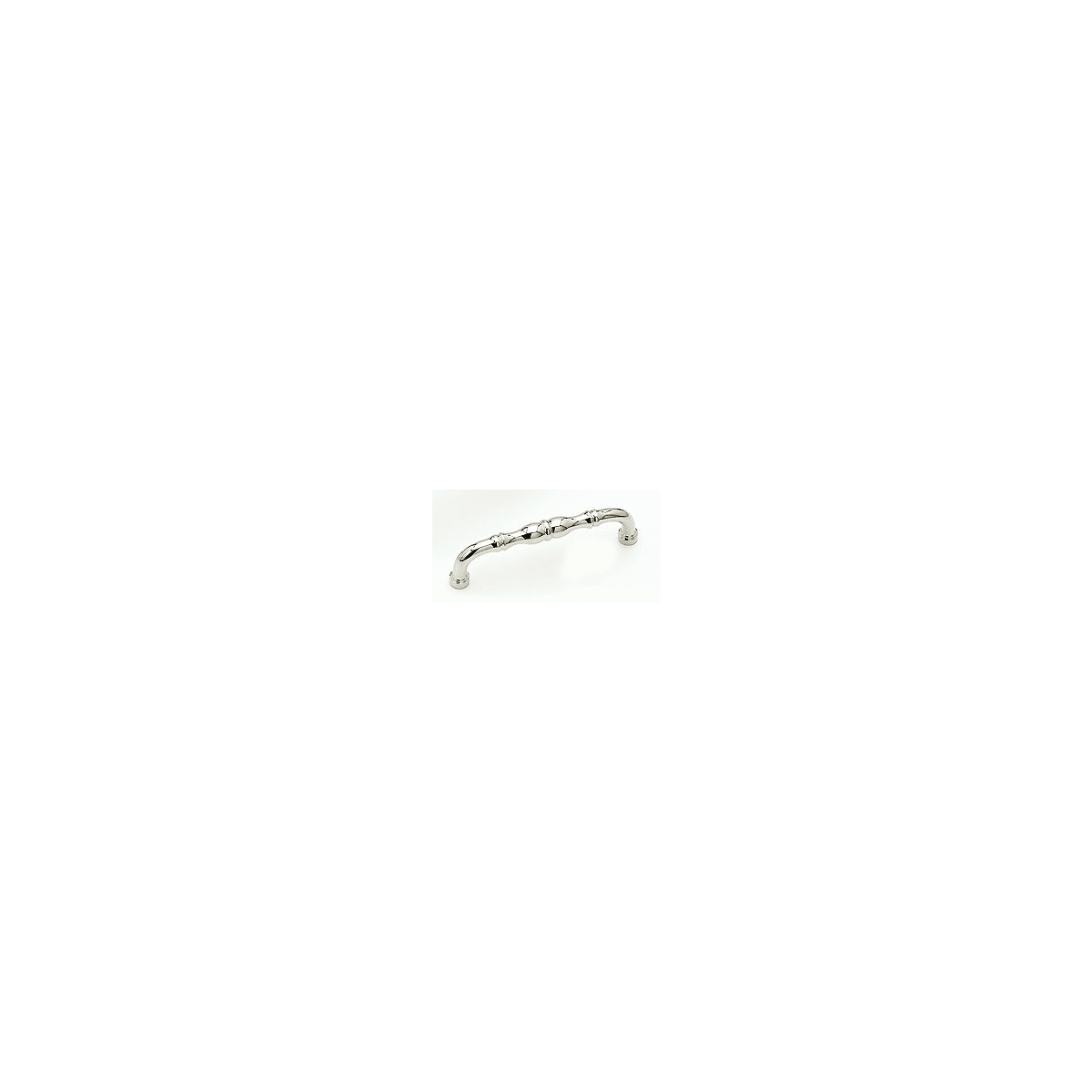 Schaub and Company - 747-26 - Colonial 4" Center to Center Traditional Knuckled Handle Solid Brass Cabinet Pull in Polished Chrome