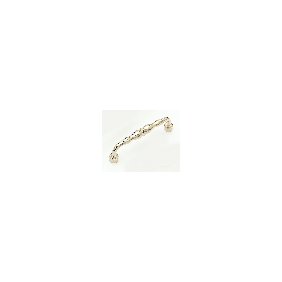 Schaub and Company - 748-PN - Colonial 6" Center to Center Traditional Knuckled Handle Solid Brass Cabinet Pull in Polished Nickel