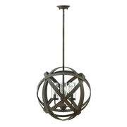 Hinkley - 29703VI - LED Outdoor Chandelier - Carson - Vintage Iron