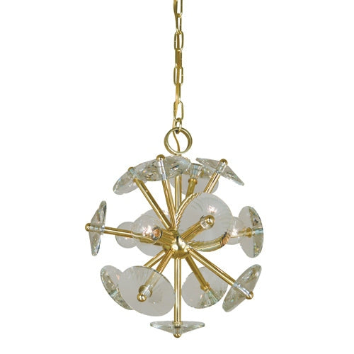 Framburg - 4814 PB - Four Light Chandelier - Apogee - Polished Brass