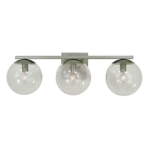 Framburg - 4833 SP - Three Light Bath - Jupiter - Satin Pewter