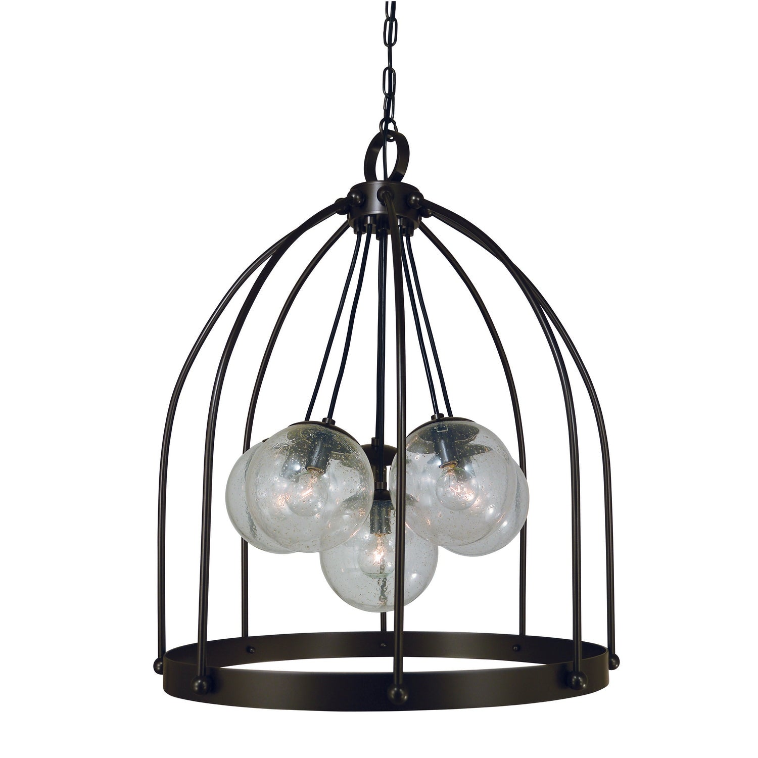 Framburg - 4836 MB - Six Light Chandelier - Jupiter - Mahogany Bronze