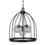 Framburg - 4836 MB - Six Light Chandelier - Jupiter - Mahogany Bronze