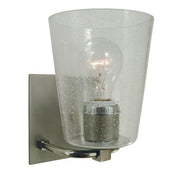 Framburg - 4851 SP/PN/CS - One Light Bath - Mercer - Satin Pewter w/Polished Nickel