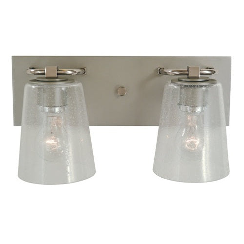 Framburg - 4852 SP/PN/CS - Two Light Bath - Mercer - Satin Pewter w/Polished Nickel