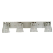 Framburg - 4854 SP/PN/CS - Four Light Bath - Mercer - Satin Pewter with Polished Nickel