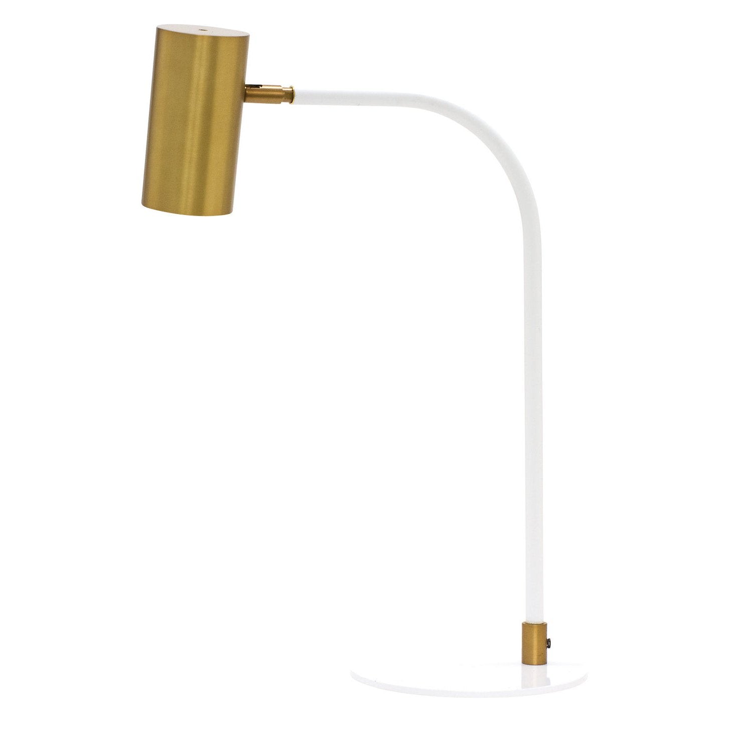 House of Troy - C350-WB/WT - LED Table Lamp - Cavendish - Weathered Brass/White