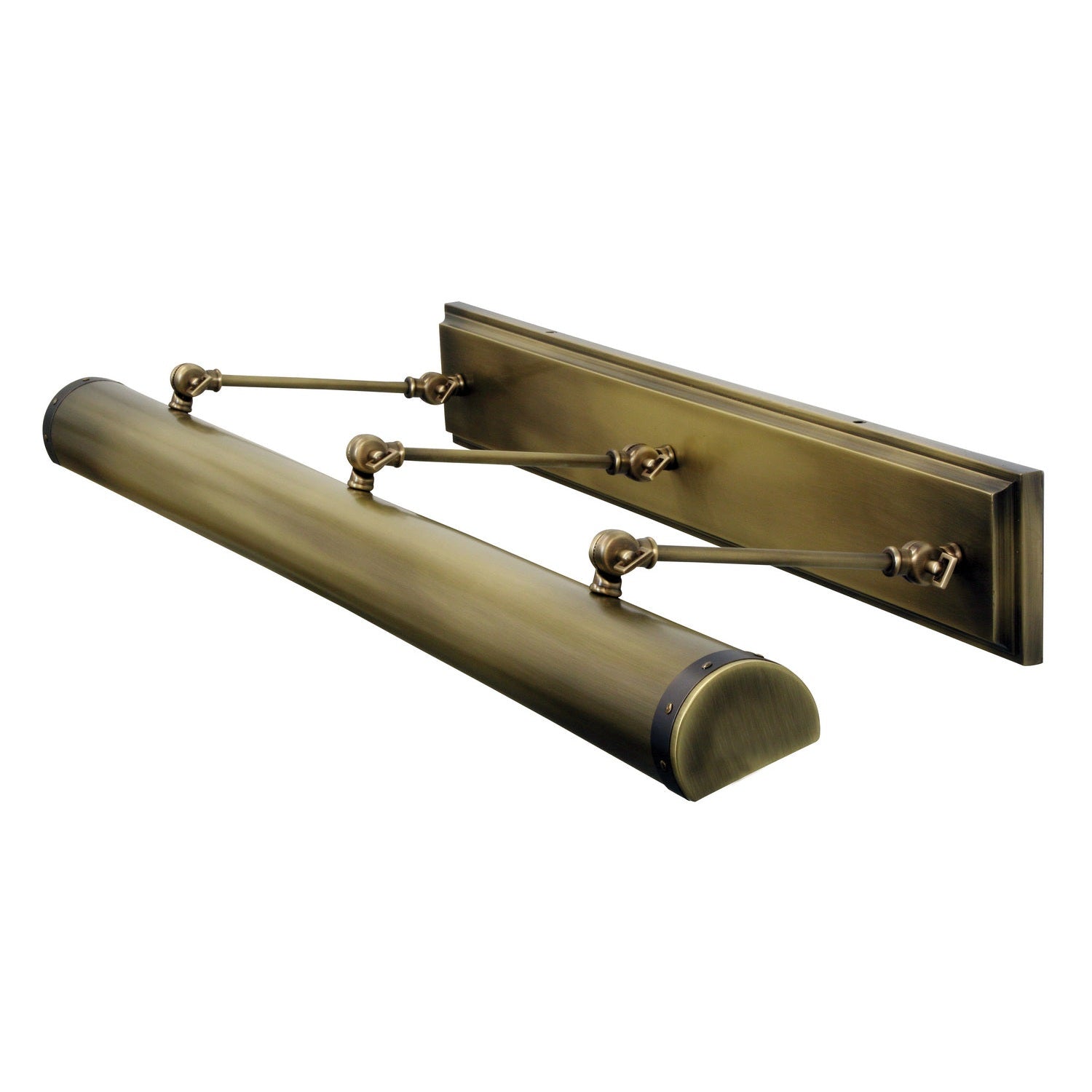 House of Troy - DST42-ABMB - Six Light Picture Light - Steamer - Antique Brass with Mahogany Bronze accents