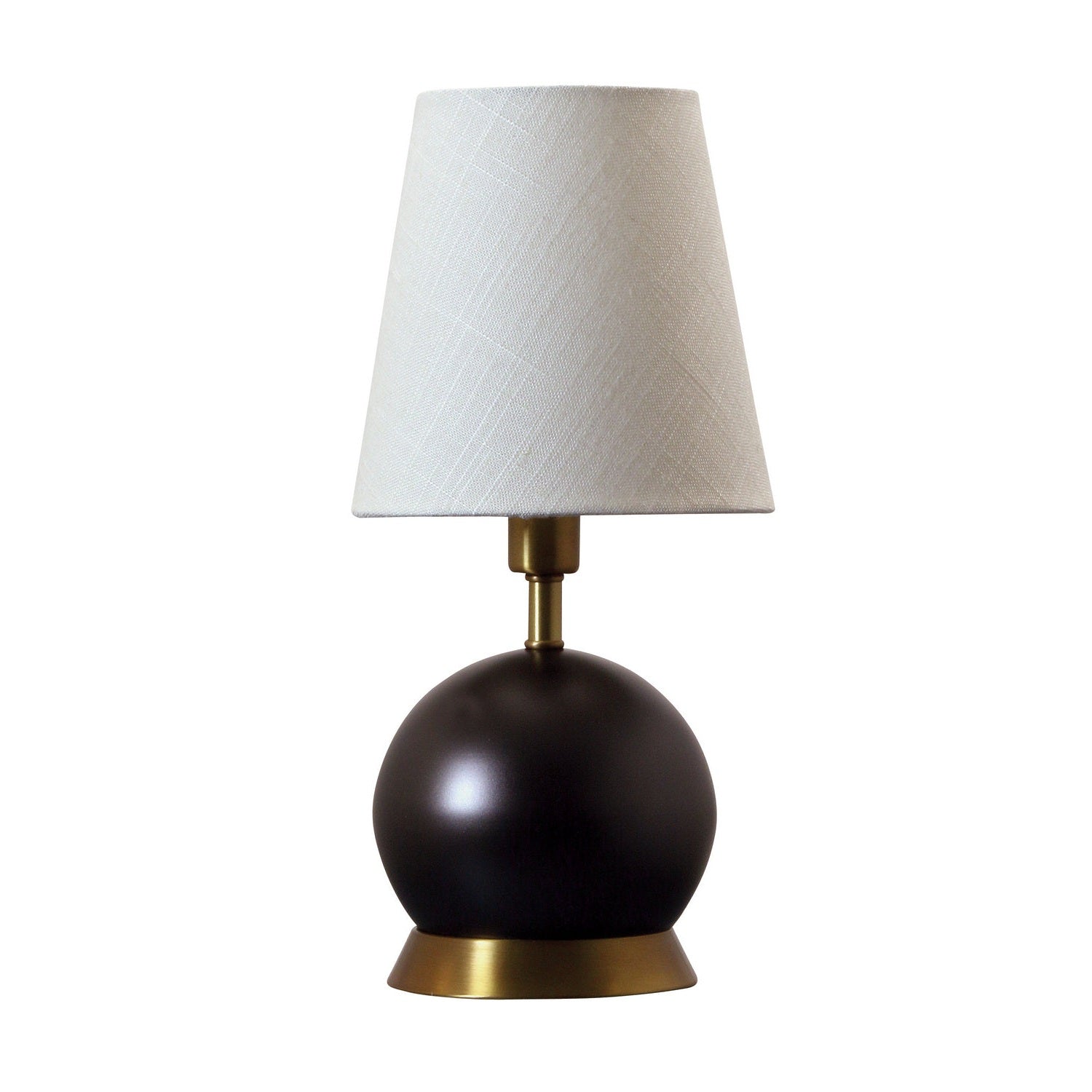 House of Troy - GEO111 - One Light Table Lamp - Geo - Mahogany Bronze with Weathered Brass Accents