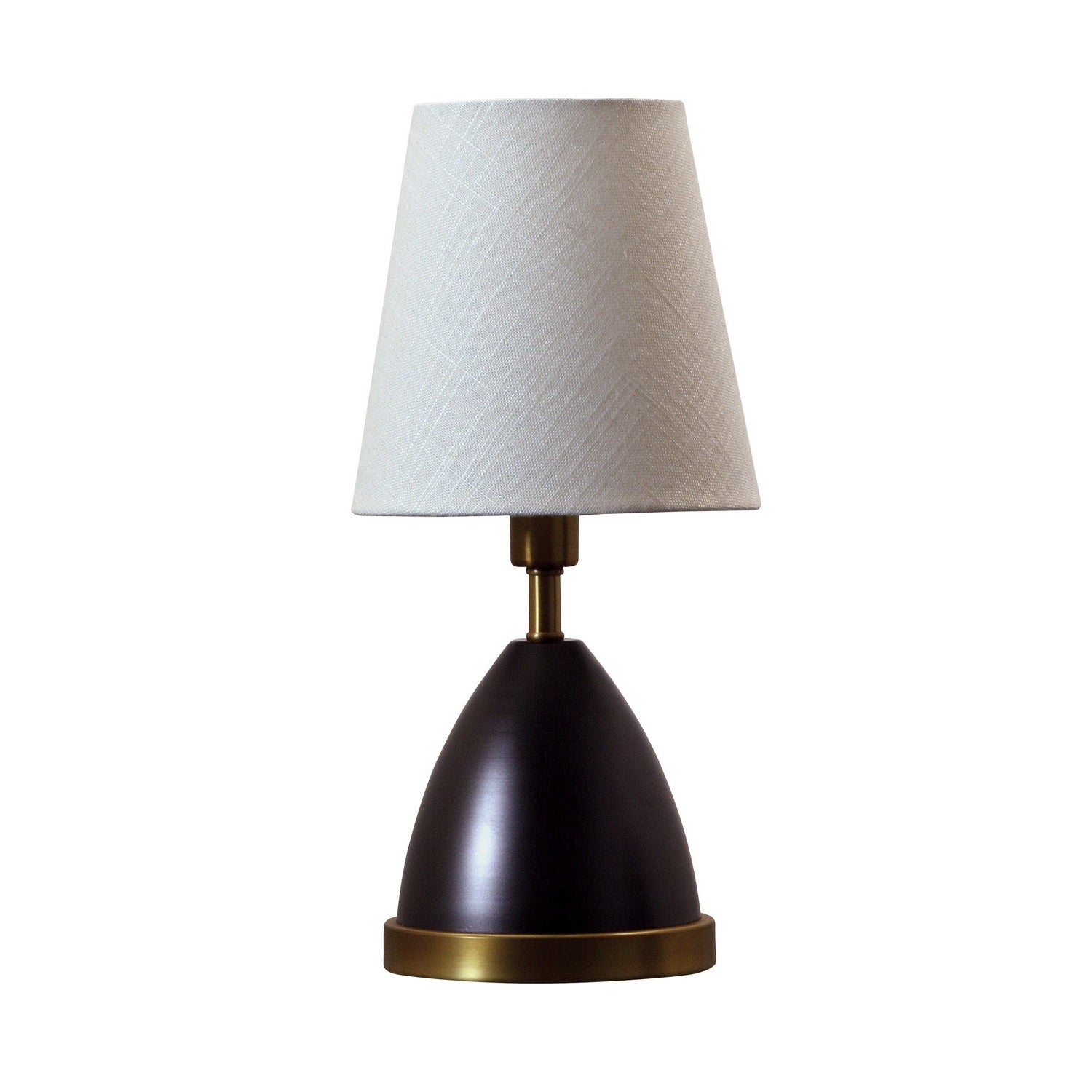 House of Troy - GEO211 - One Light Table Lamp - Geo - Mahogany Bronze with Weathered Brass Accents