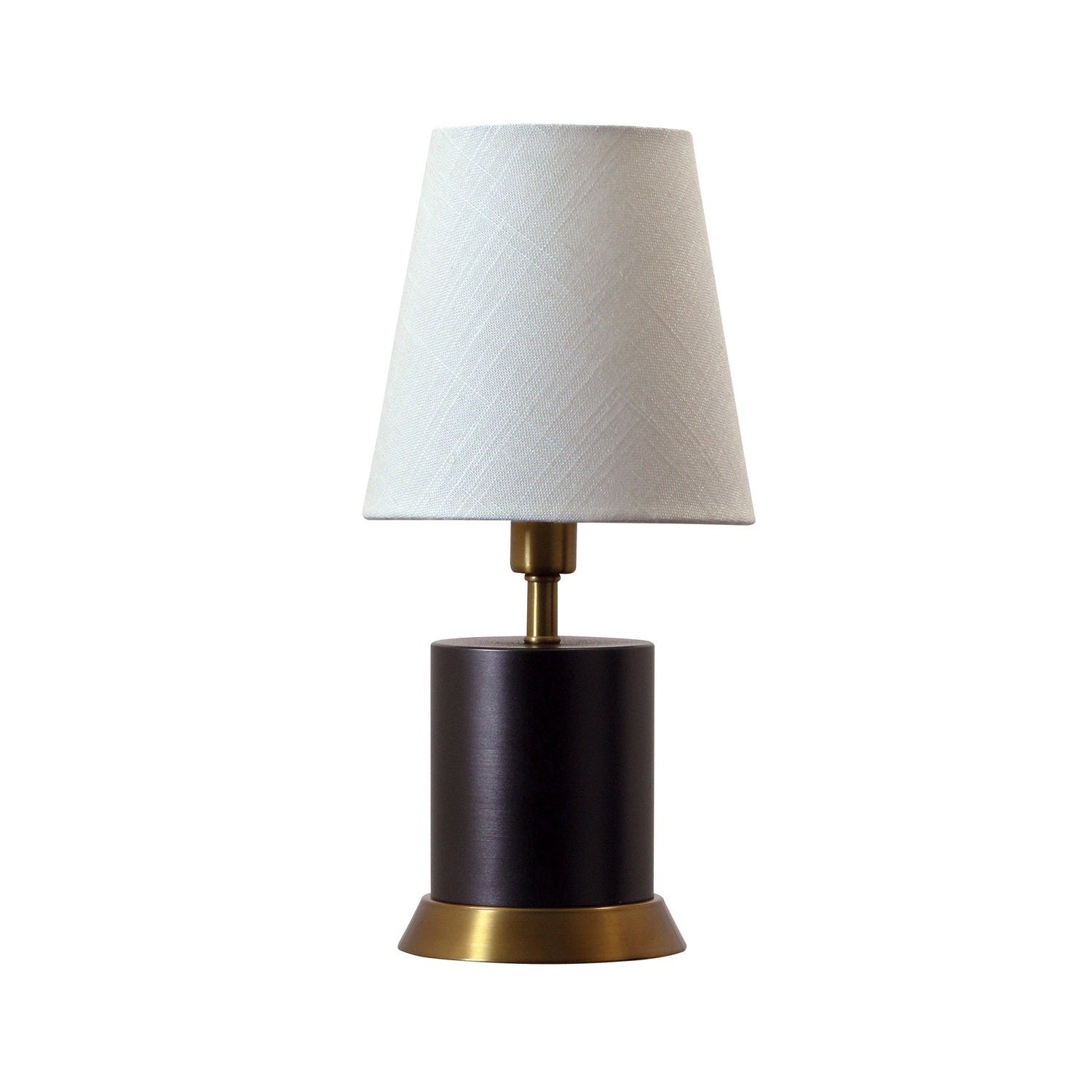 House of Troy - GEO311 - One Light Table Lamp - Geo - Mahogany Bronze with Weathered Brass Accents