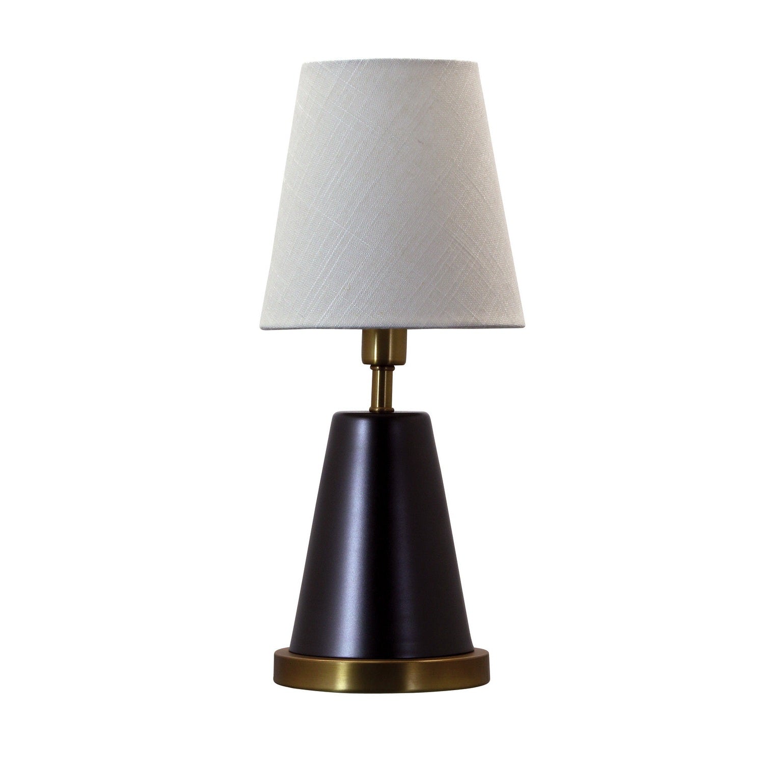 House of Troy - GEO411 - One Light Table Lamp - Geo - Mahogany Bronze with Weathered Brass Accents