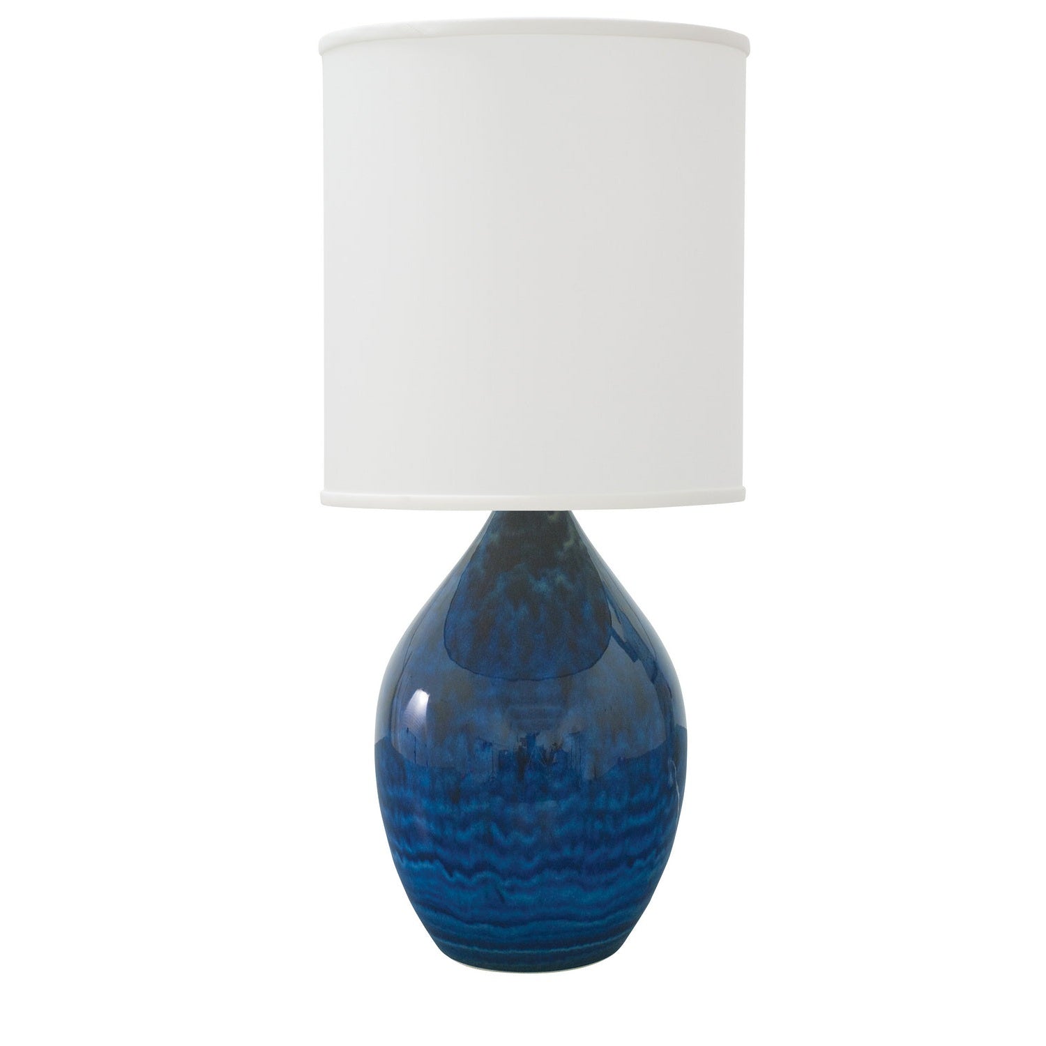 House of Troy - GS301-MID - One Light Table Lamp - Scatchard - Midnight Blue