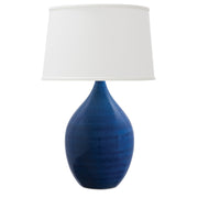House of Troy - GS302-BG - One Light Table Lamp - Scatchard - Blue Gloss