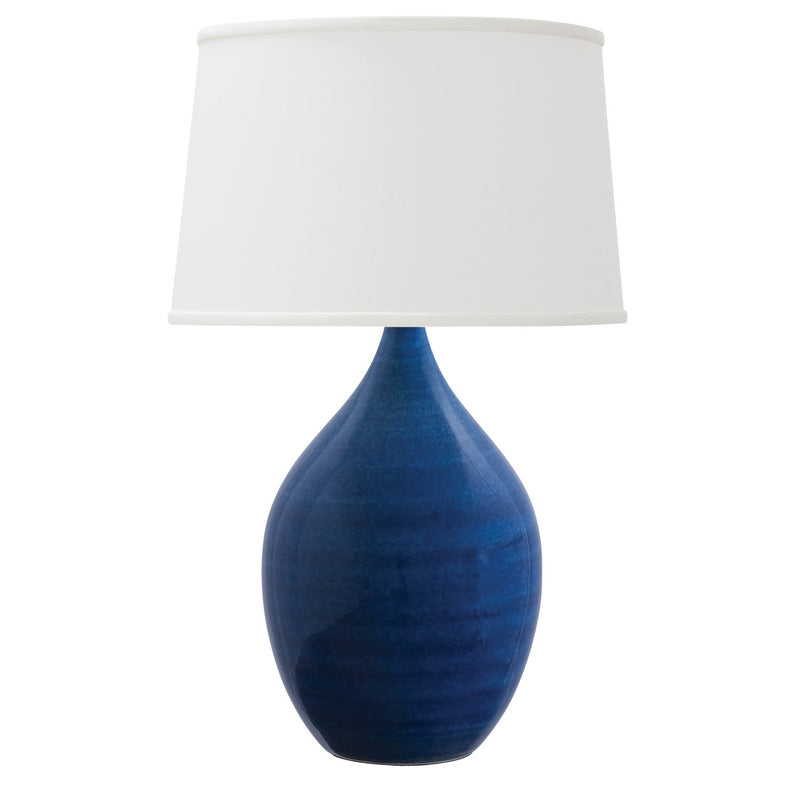 House of Troy - GS302-BG - One Light Table Lamp - Scatchard - Blue Gloss