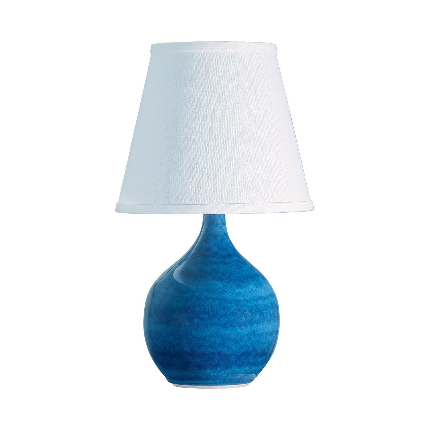 House of Troy - GS50-BG - One Light Table Lamp - Scatchard - Blue Gloss