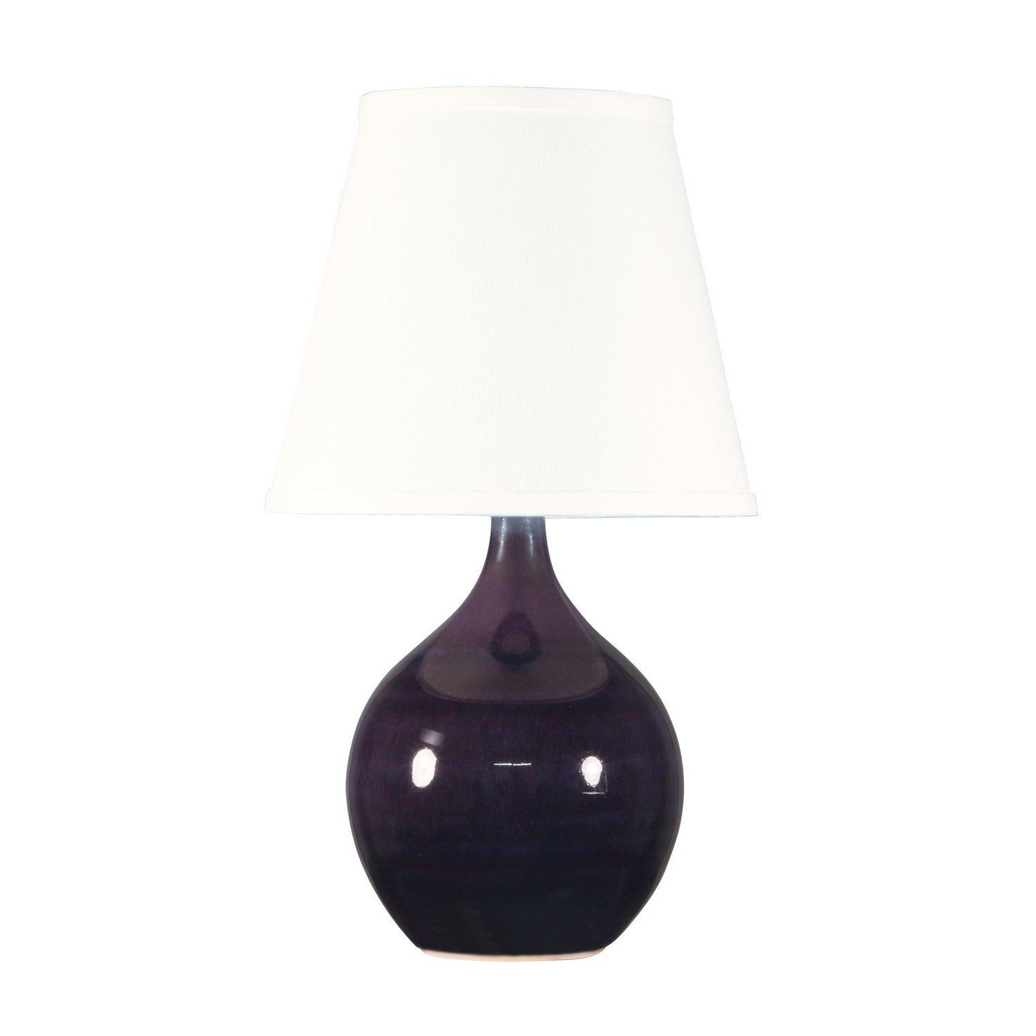 House of Troy - GS50-EG - One Light Table Lamp - Scatchard - Eggplant