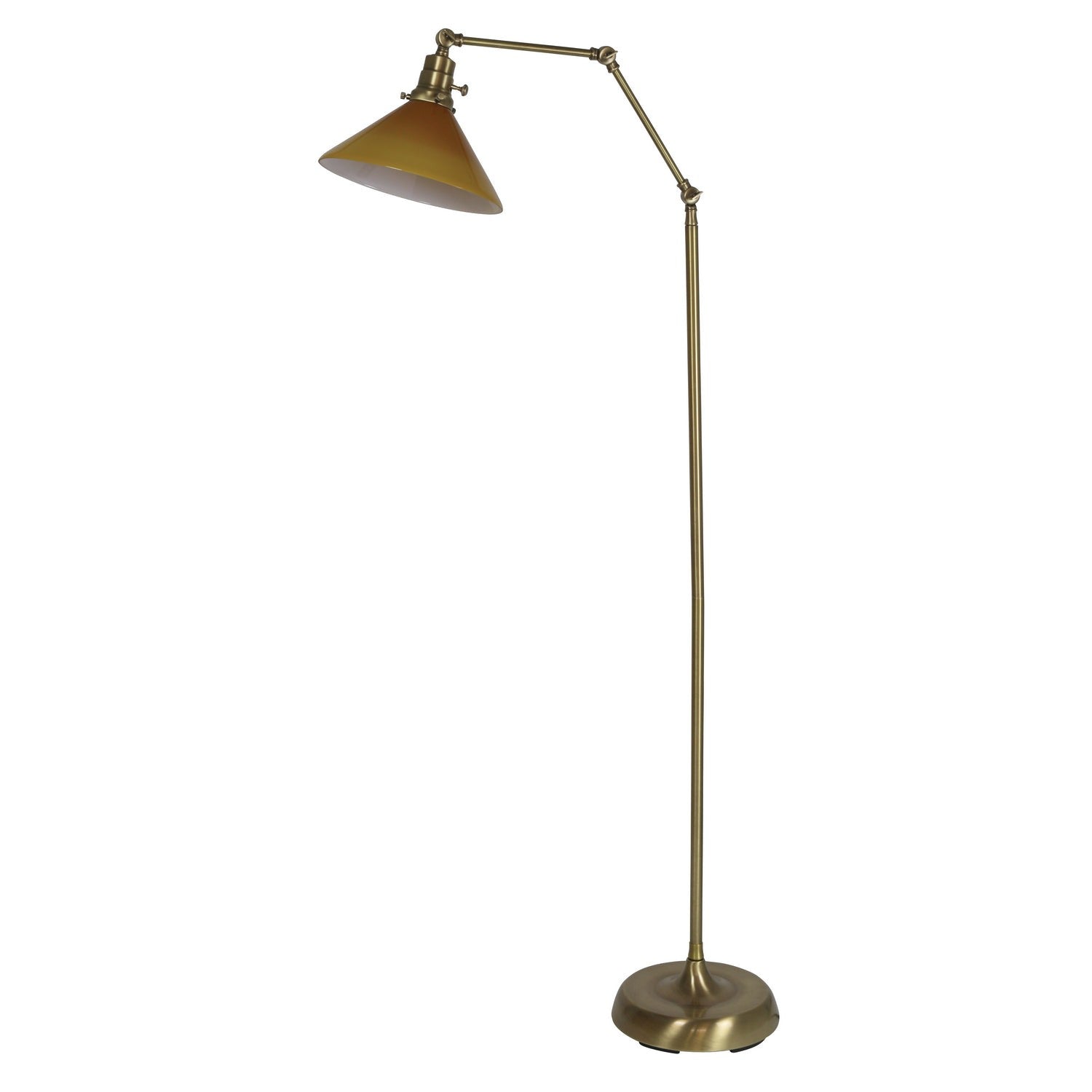 House of Troy - OT600-AB-AM - One Light Floor Lamp - Otis - Antique Brass