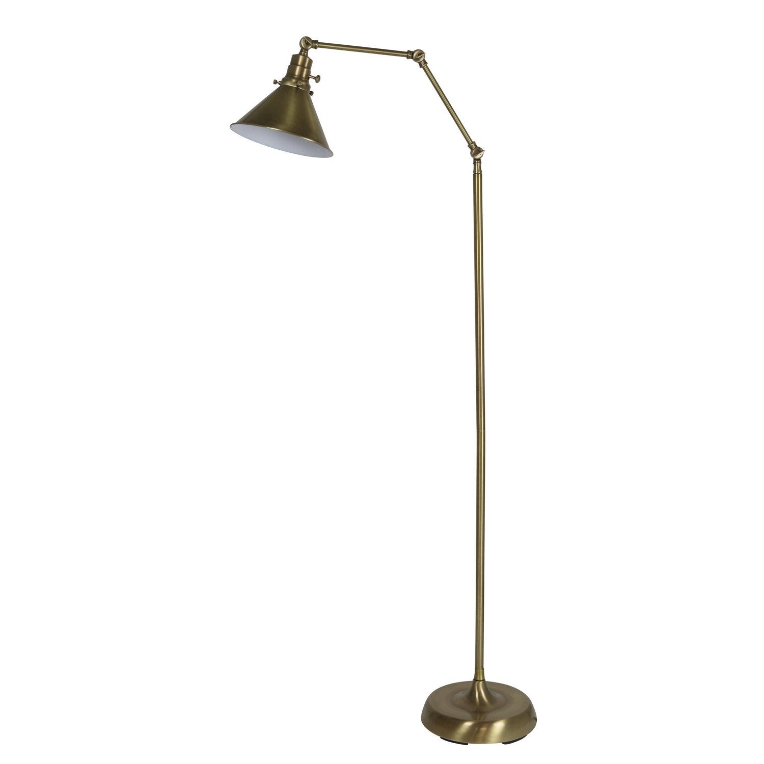 House of Troy - OT600-AB-MS - One Light Floor Lamp - Otis - Antique Brass