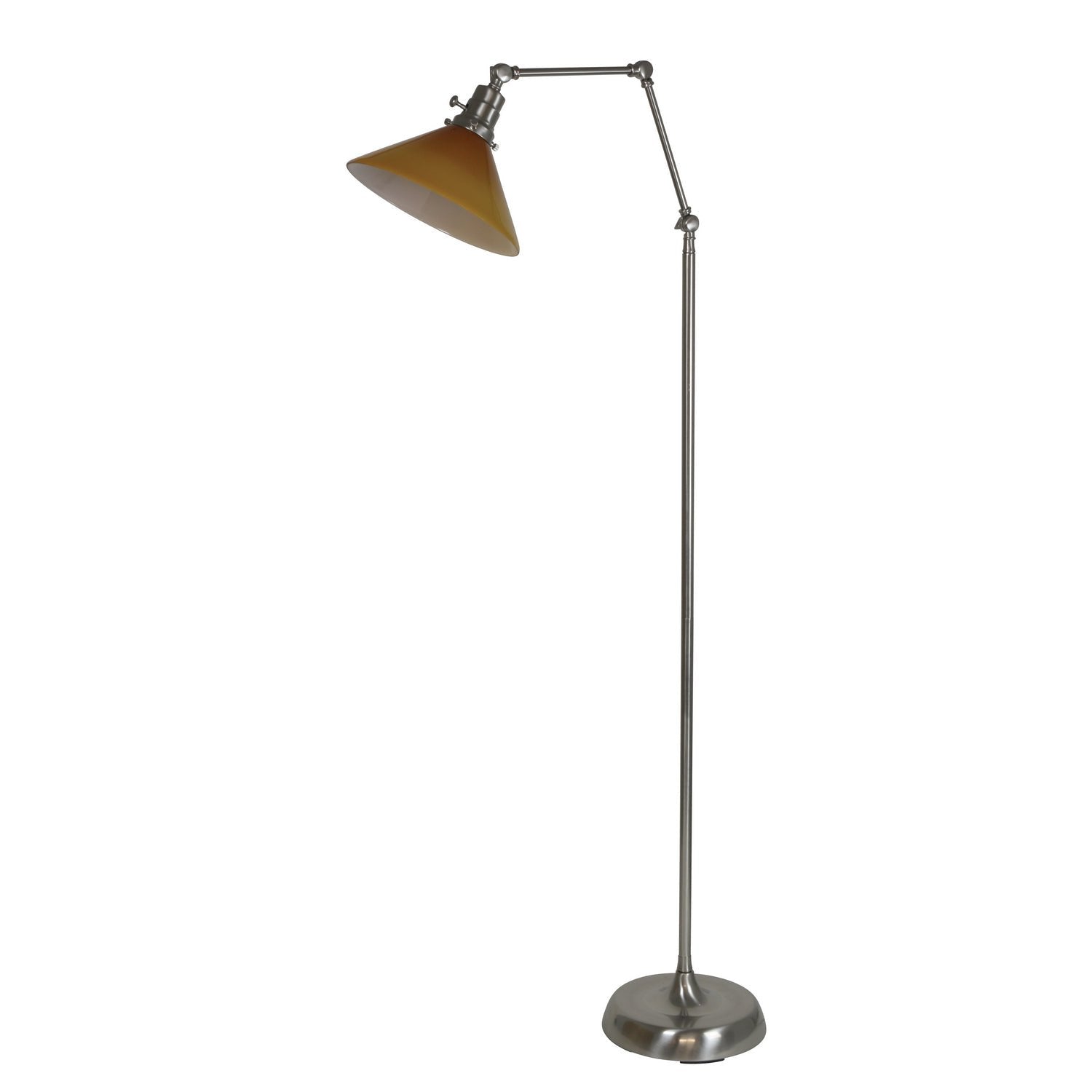 House of Troy - OT600-SN-AM - One Light Floor Lamp - Otis - Satin Nickel