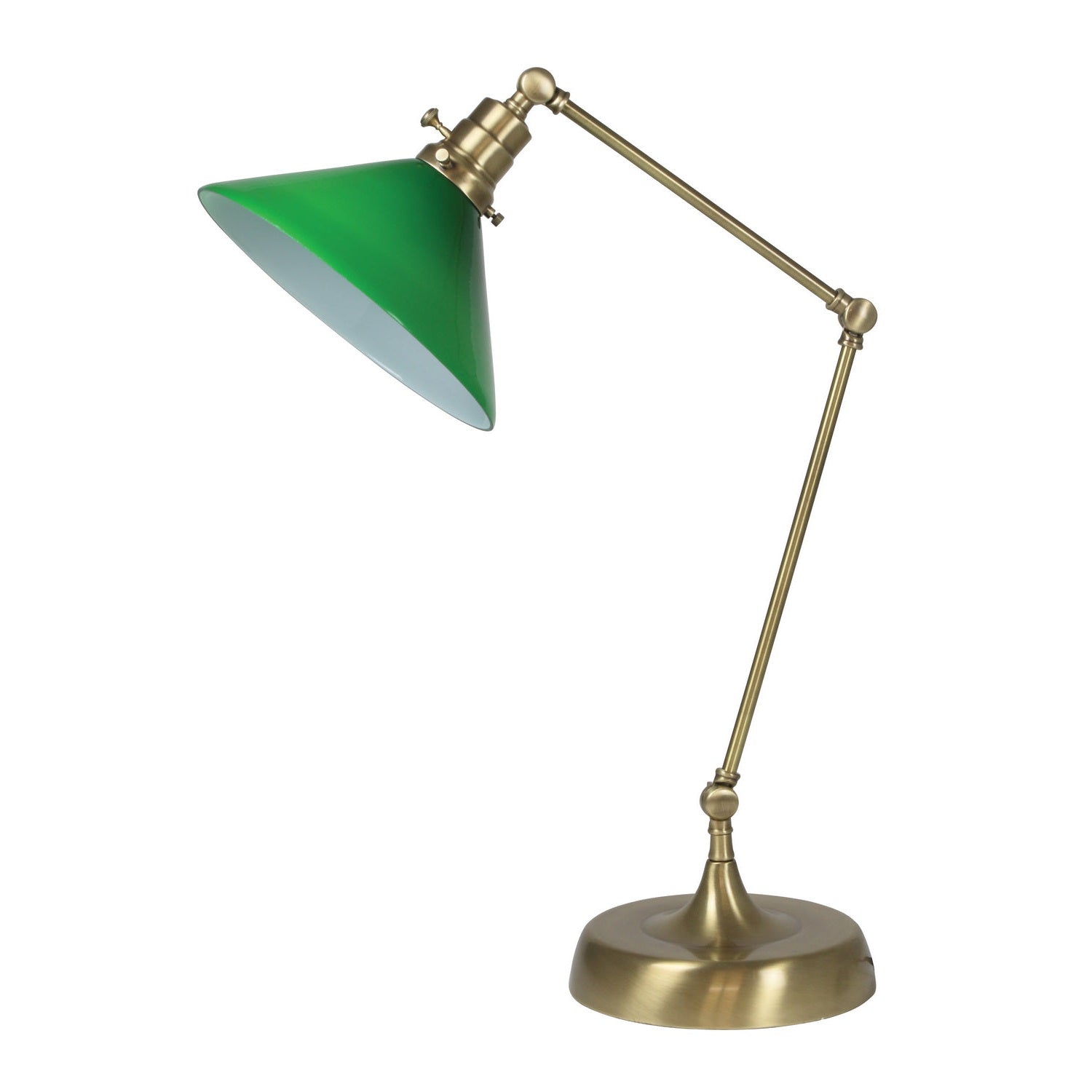 House of Troy - OT650-AB-GR - One Light Table Lamp - Otis - Antique Brass
