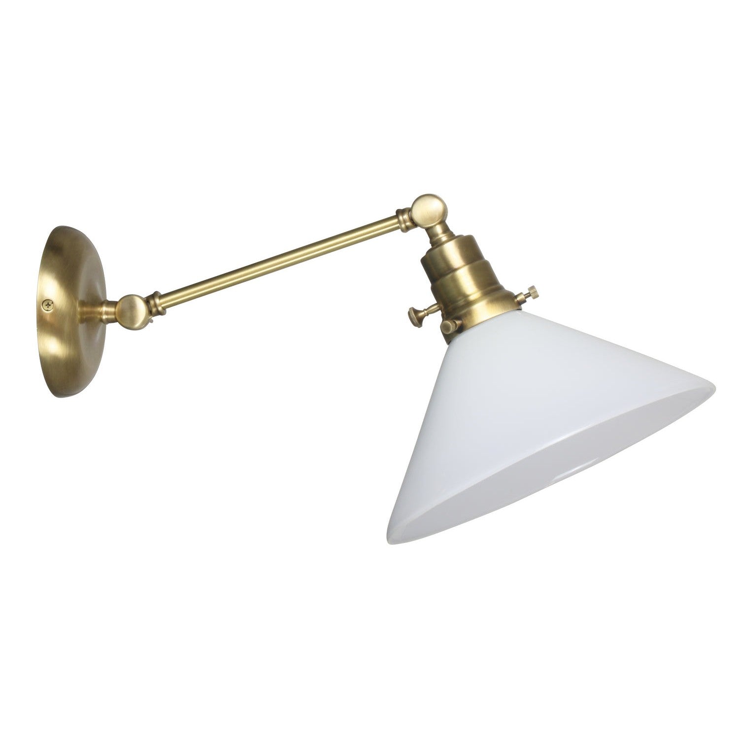 House of Troy - OT675-AB-WT - One Light Wall Sconce - Otis - Antique Brass