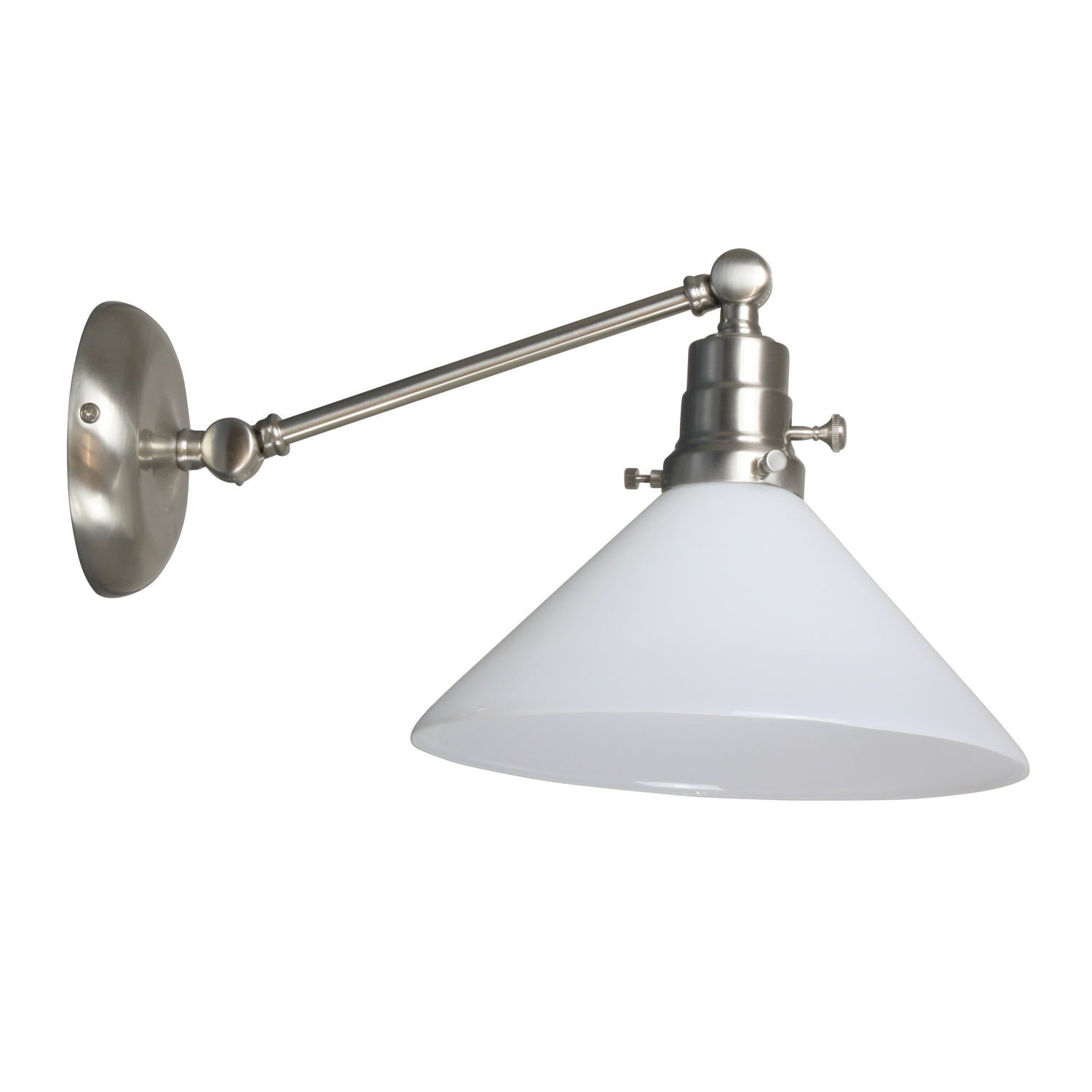 House of Troy - OT675-SN-WT - One Light Wall Sconce - Otis - Satin Nickel