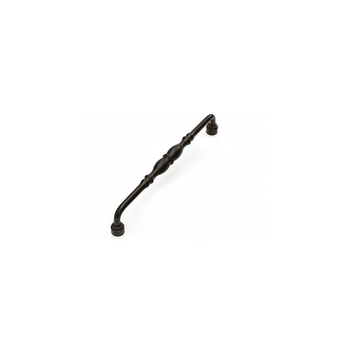 Colonial 12" Center to Center Traditional Knuckled Handle Solid Brass Appliance Pull / Cabinet Pull