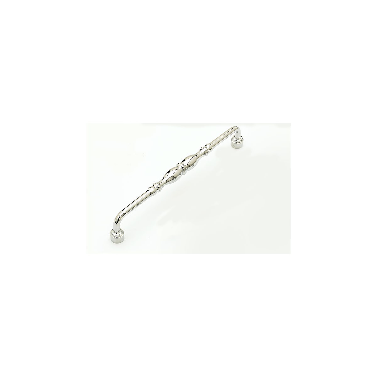 Schaub and Company - 749-26 - Colonial 12" Center to Center Traditional Knuckled Handle Solid Brass Appliance Pull / Cabinet Pull in Polished Chrome
