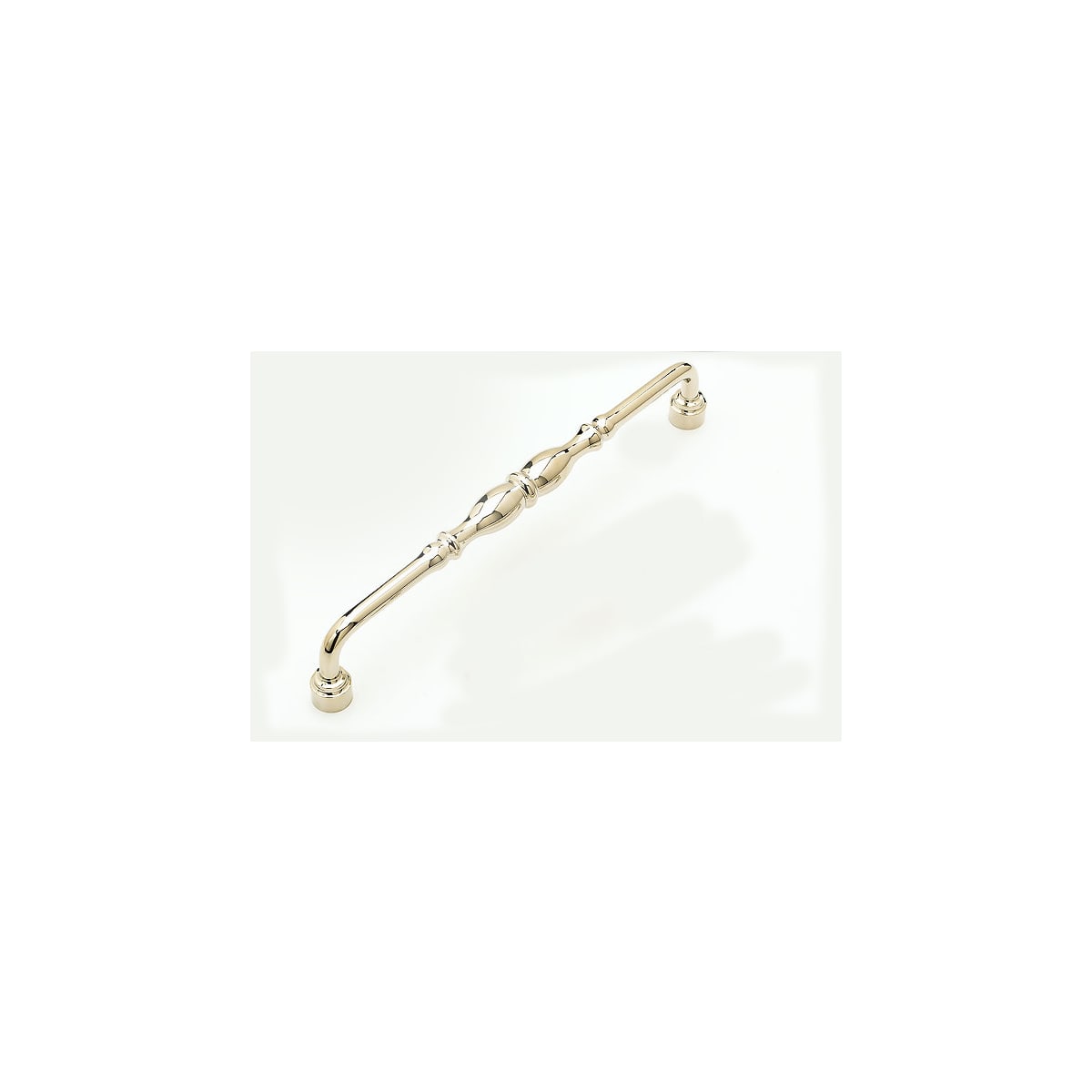 Colonial 12" Center to Center Traditional Knuckled Handle Solid Brass Appliance Pull / Cabinet Pull