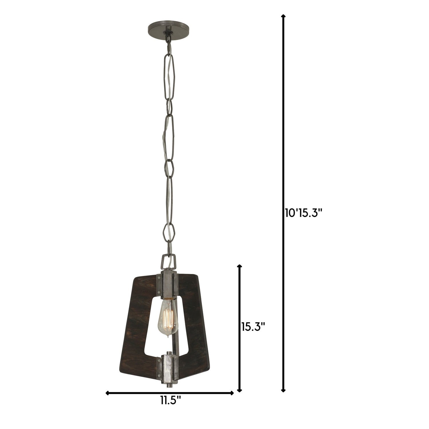 Varaluz - 268M01SL - One Light Mini Pendant - Lofty - Steel