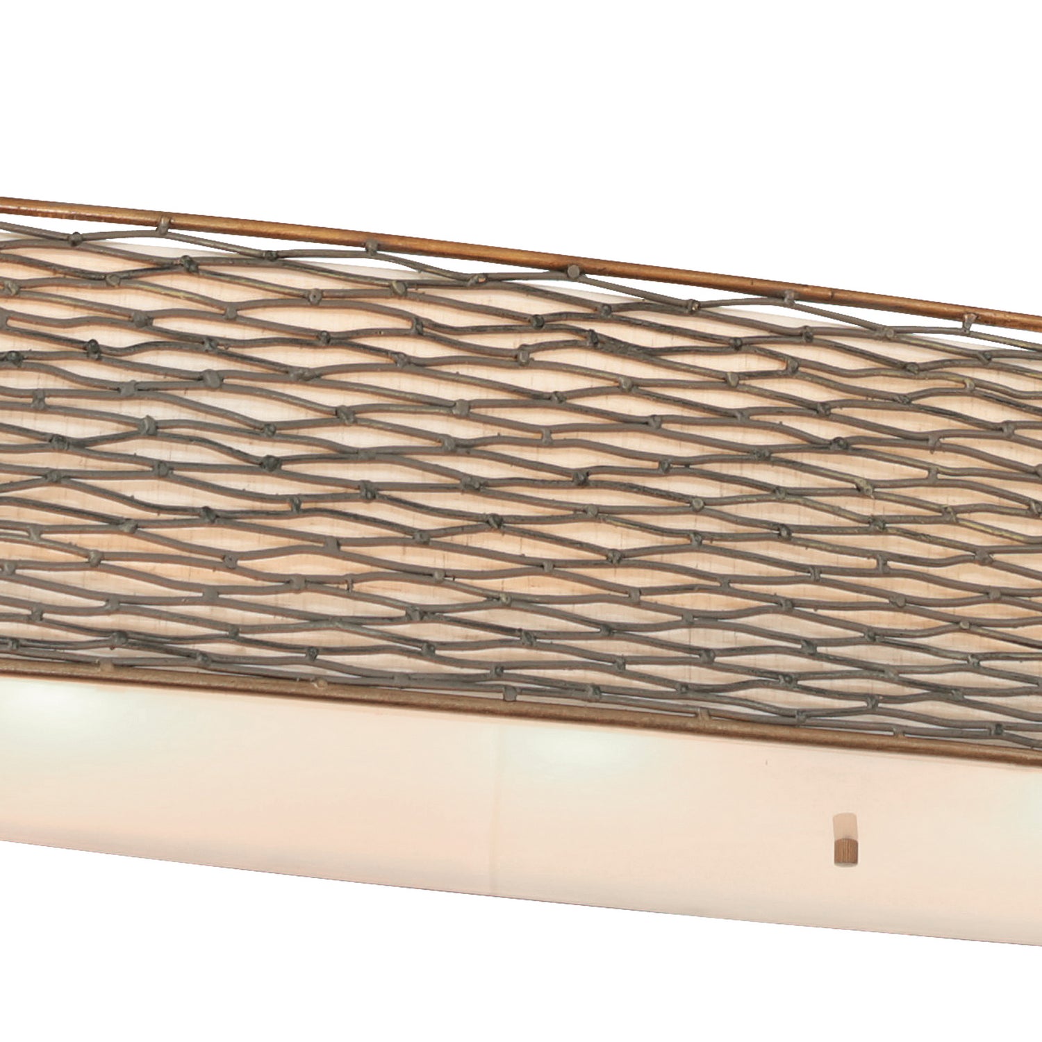 Varaluz - 247N06HO - Six Light Linear Pendant - Flow - Hammered Ore