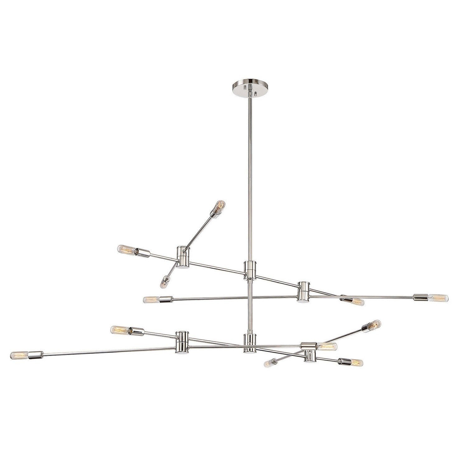 Savoy House - 1-7001-12-109 - 12 Light Chandelier - Lyrique - Polished Nickel