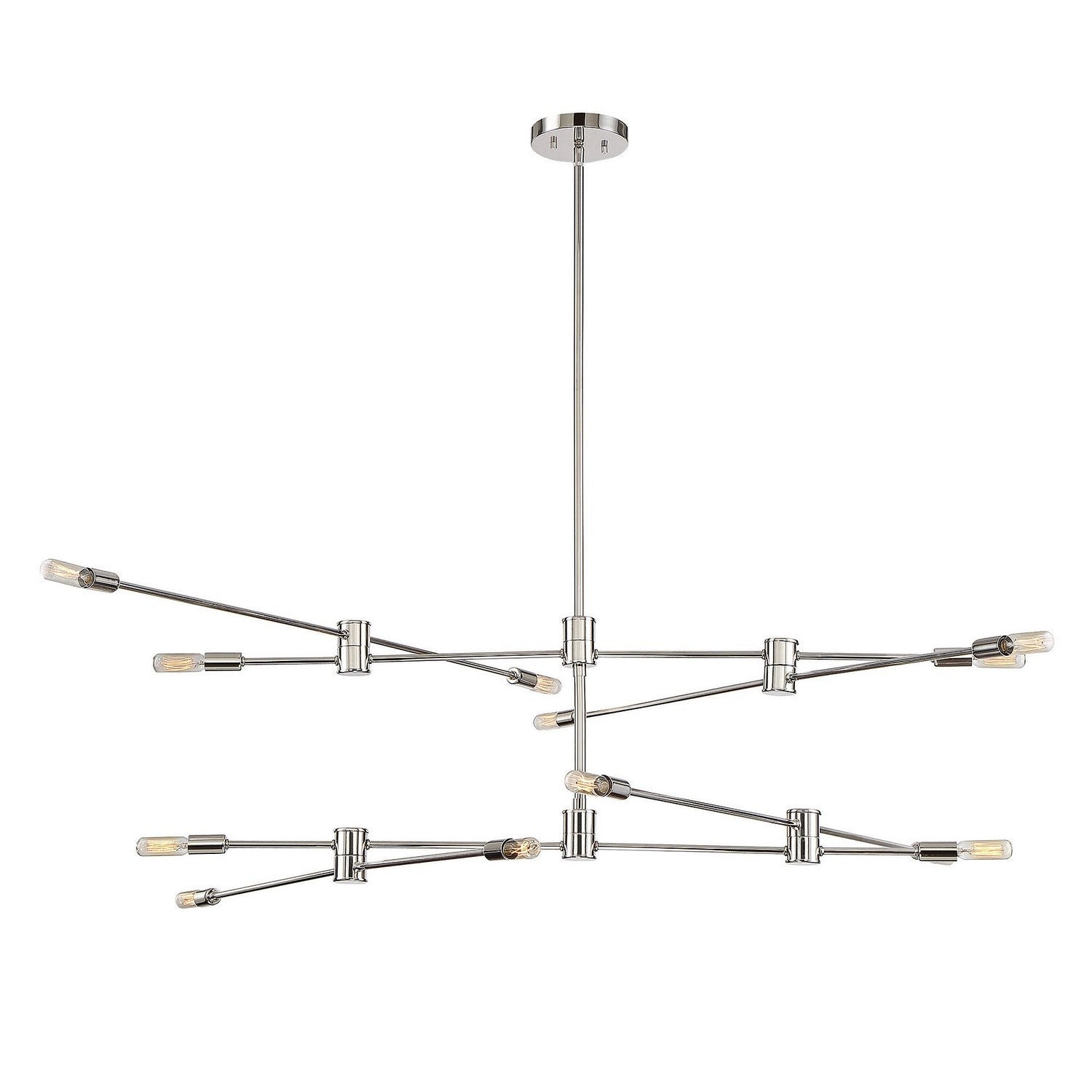 Savoy House - 1-7001-12-109 - 12 Light Chandelier - Lyrique - Polished Nickel