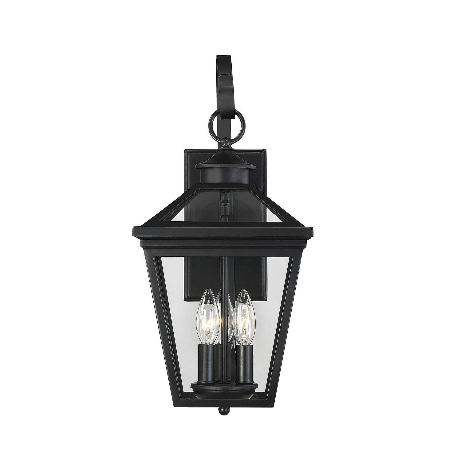 Savoy House - 5-141-BK - Three Light Wall Lantern - Ellijay - Black