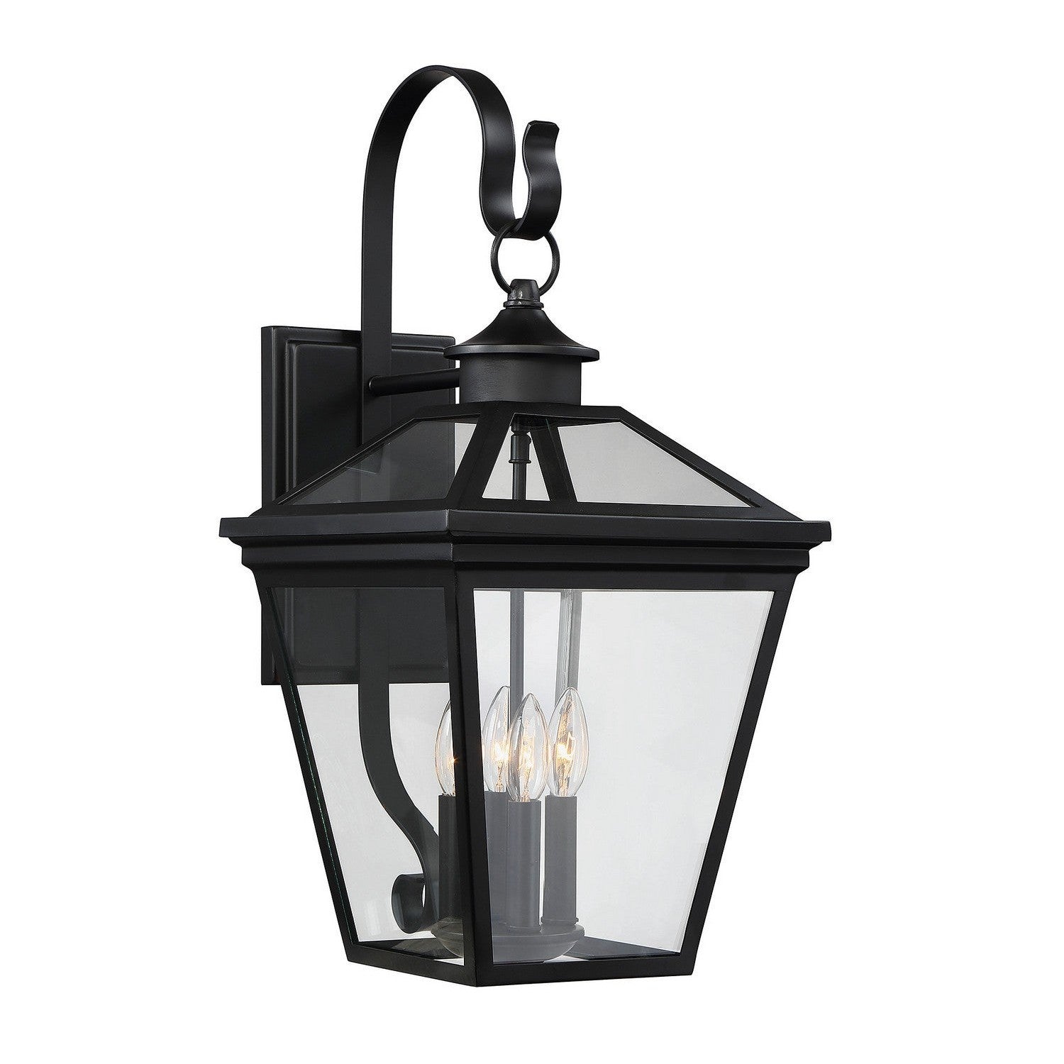 Savoy House - 5-142-BK - Four Light Outdoor Wall Lantern - Ellijay - Black