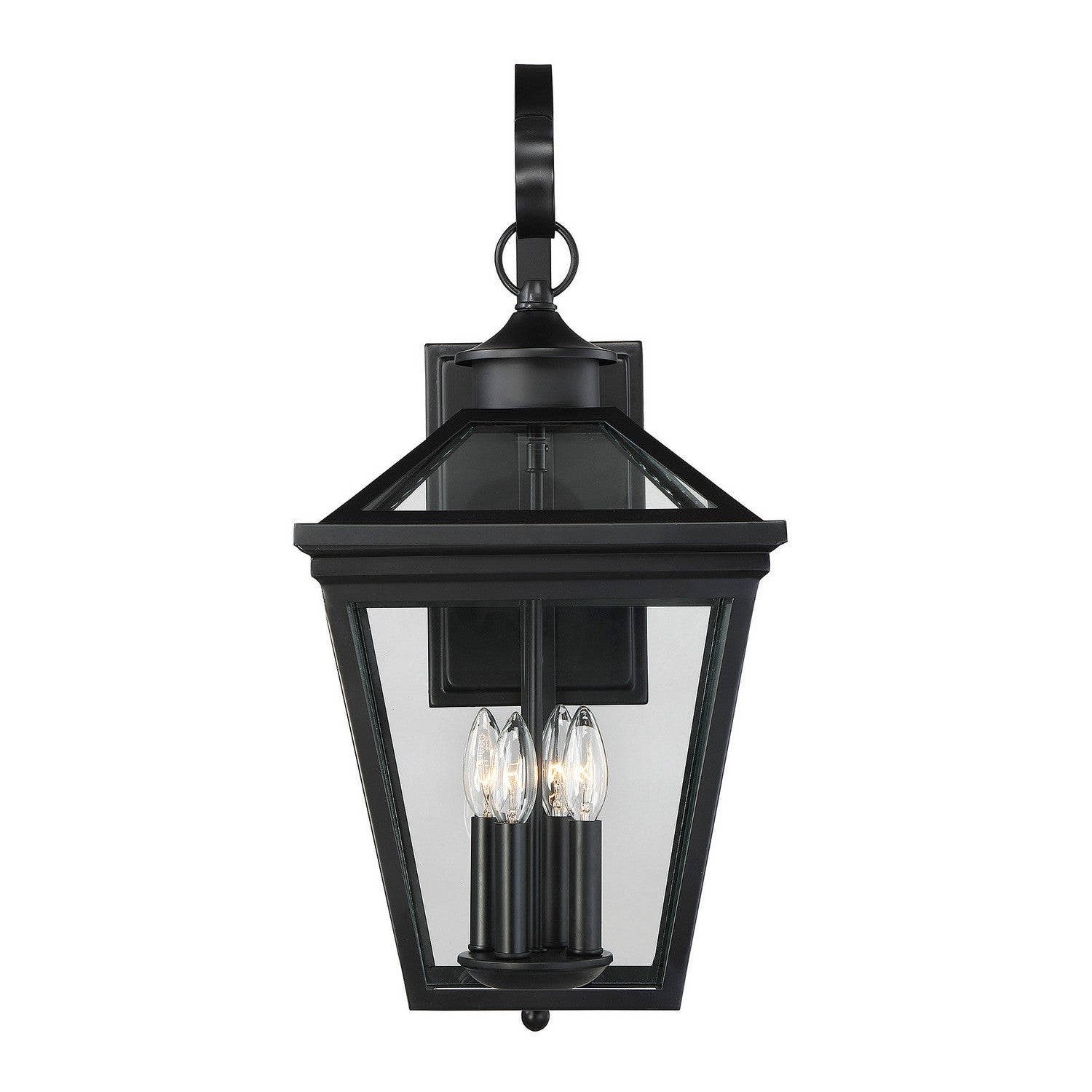 Savoy House - 5-142-BK - Four Light Outdoor Wall Lantern - Ellijay - Black